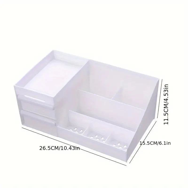 Drawer Style Cosmetic Storage Box, Desktop