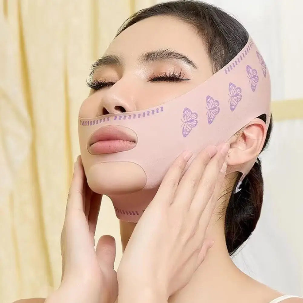 Breathable V Face Band Cheek Lift Up Face Thin Mask Reduce Double Chin V-Line Shaping Bandage Anti Wrinkle Face Bandage