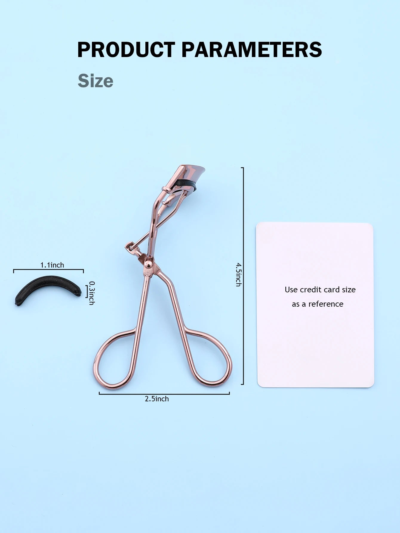 1pc Wild-angle Lash Eyelash Curler with Comfort Grip Makeup Tool, Creates Eye-Opening & Lifted Lashes,With 1 Additional Rubber