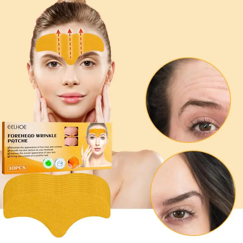 EELHOE Anti-wrinkle Forehead Line Removal Gel Patch Firming Mask Frown Lines Face Skin Care Stickers Anti-aging Moisturizng Care