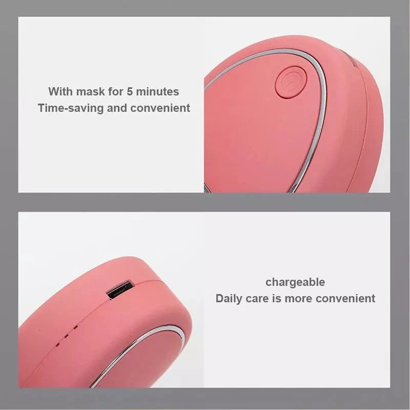 2023 Beauty Instrument V-Shape Firming Roller Ems Skin Tightening Toning Microcurrent Facial Massager Device For Face Lifting