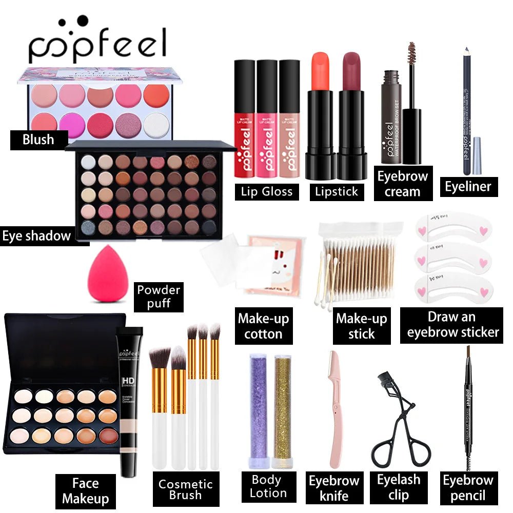 POPFEEL All-in-One Makeup Kit Gift Set