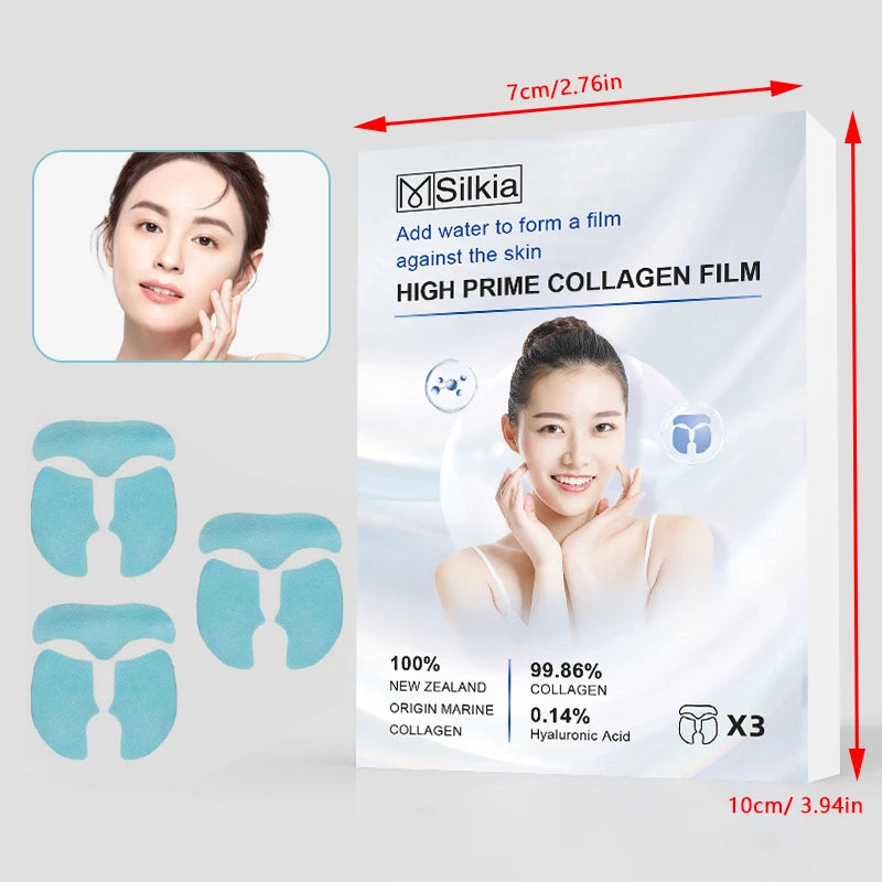 Soluble Collagen Face Serum Mask Anti Aging Moisturizing Wrinkles Hydrolyzed Film Fade Fine Lines Firming Lifting Gel Skin Care