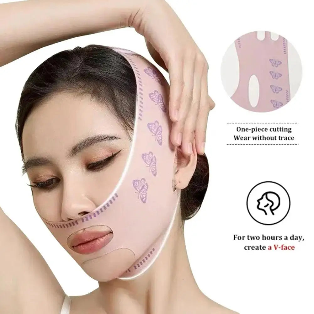 Breathable V Face Band Cheek Lift Up Face Thin Mask Reduce Double Chin V-Line Shaping Bandage Anti Wrinkle Face Bandage