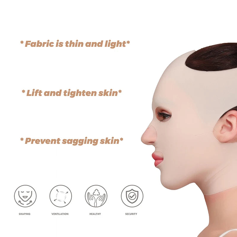 Elastic Face Slimming Bandage V Face Mask Women Chin Cheek Lift Up Belt Facial Massage Strap Face Anti Wrinkle Beauty Tools