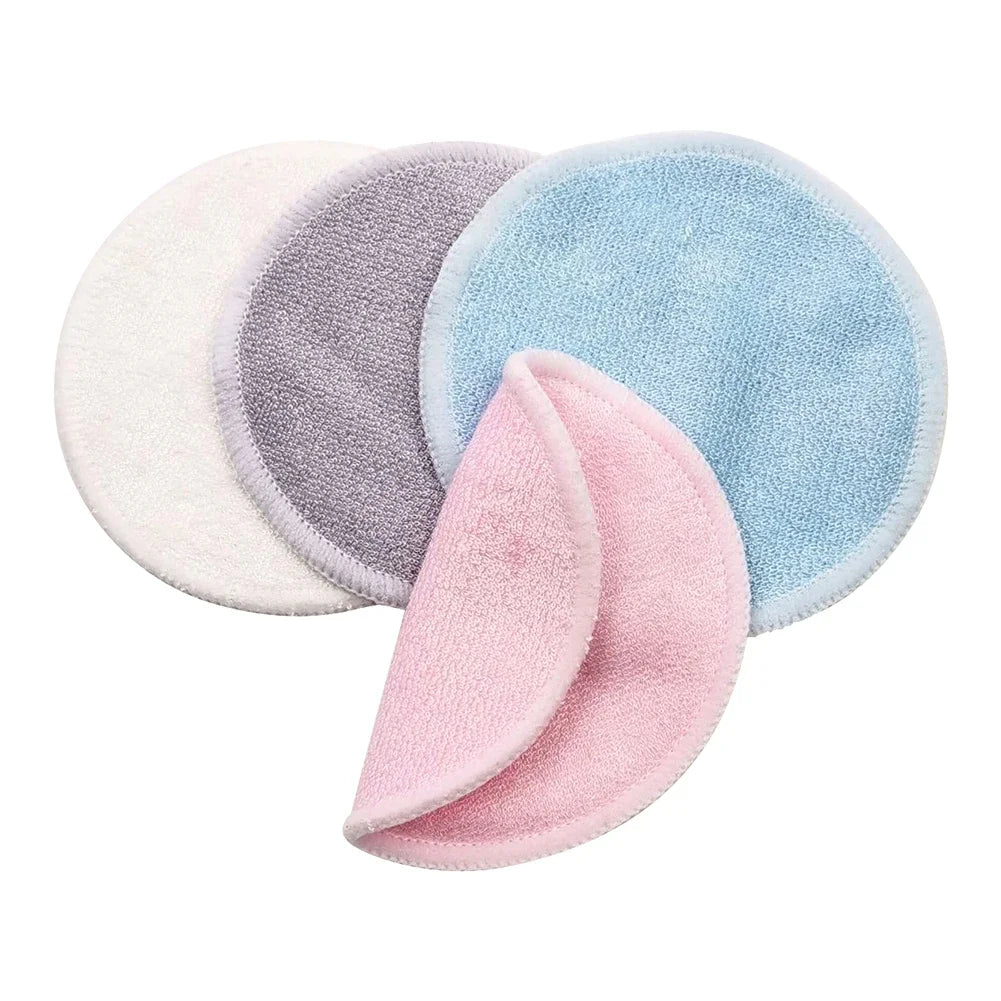 Pads 12pcs/Pack Washable Rounds Cleansing Facial Cotton Make Up
