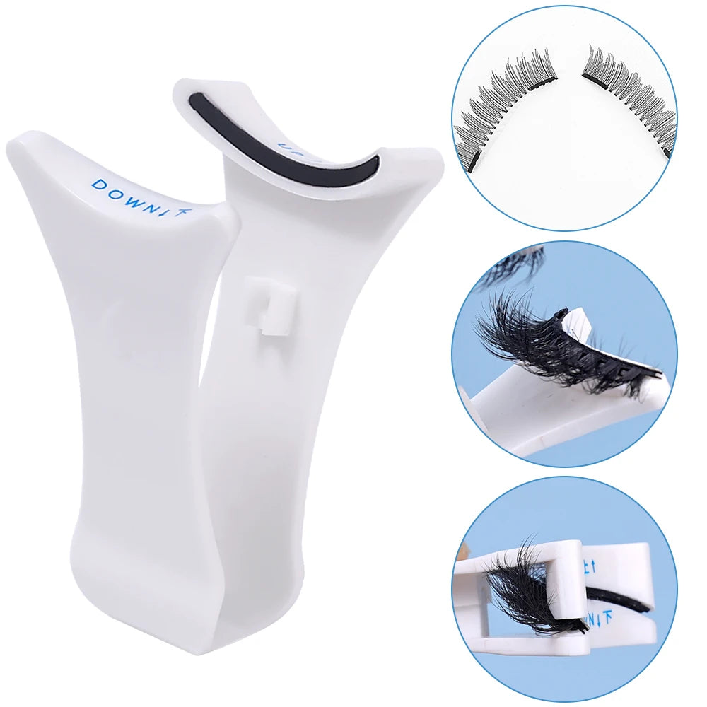 Magnets Tweezer with 3D Magnetic Natural Mink False Eyelash Professional Eyelash Extension Makeup Curler Clip Clamp Makeup Tool