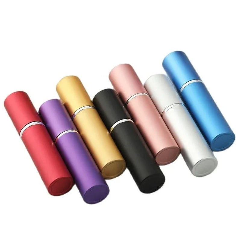 5ml Portable Refillable Perfume Bottle With Atomizer Empty Aluminum Parfume Case Container Spray Bottle Travel