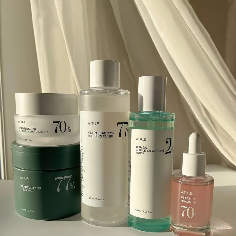 Original Korean Skincare Set Peach Anti-aging Essence Moisturizing Cleanse Makeup Lotion Essence Exfoliating Gel Series Skincare