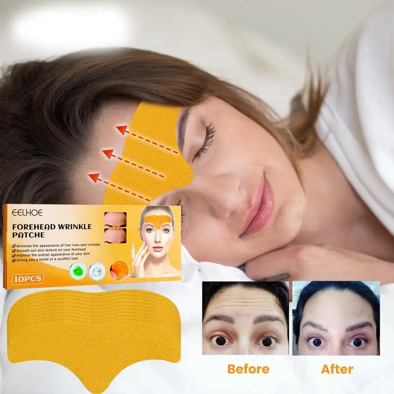 EELHOE Anti-wrinkle Forehead Line Removal Gel Patch Firming Mask Frown Lines Face Skin Care Stickers Anti-aging Moisturizng Care