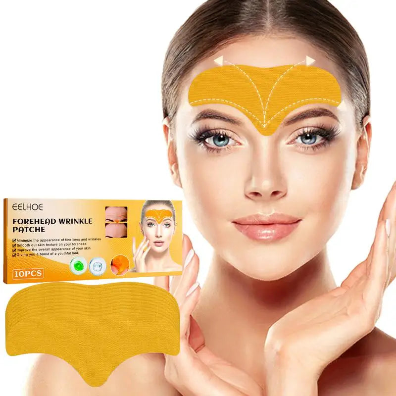 EELHOE Anti-wrinkle Forehead Line Removal Gel Patch Firming Mask Frown Lines Face Skin Care Stickers Anti-aging Moisturizng Care