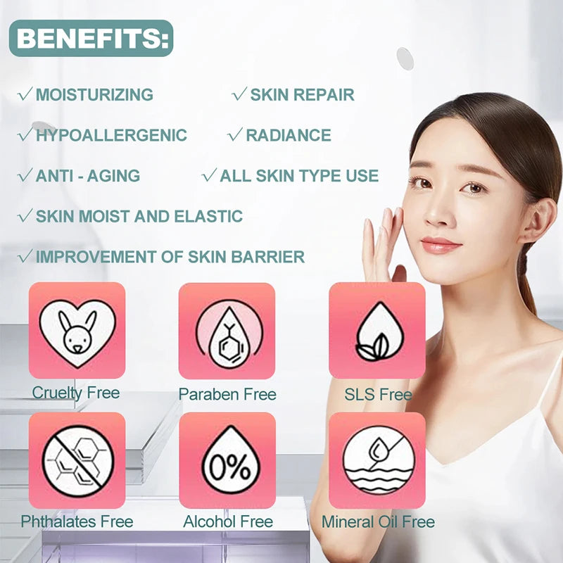 Soluble Collagen Face Serum Mask Anti Aging Moisturizing Wrinkles Hydrolyzed Film Fade Fine Lines Firming Lifting Gel Skin Care
