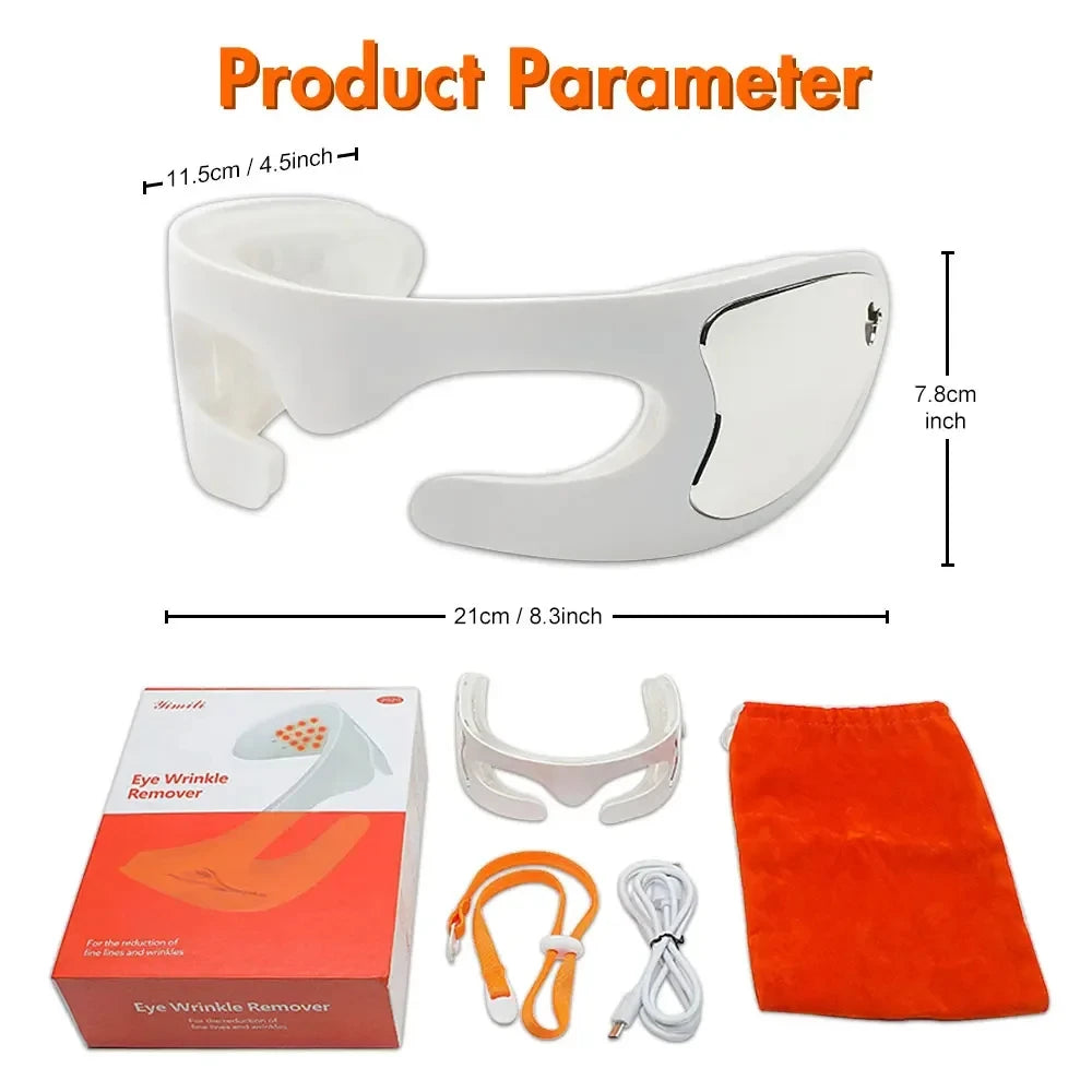 EMS Eye Relax Massager Anti Wrinkle Hot Eye Massage Anti Aging Eye Wrinkles Dark Circles Remover Skin Tightening Beauty Device
