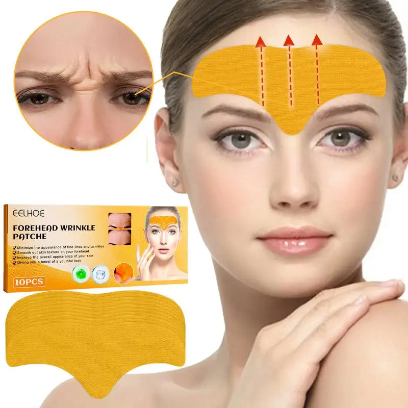 EELHOE Anti-wrinkle Forehead Line Removal Gel Patch Firming Mask Frown Lines Face Skin Care Stickers Anti-aging Moisturizng Care