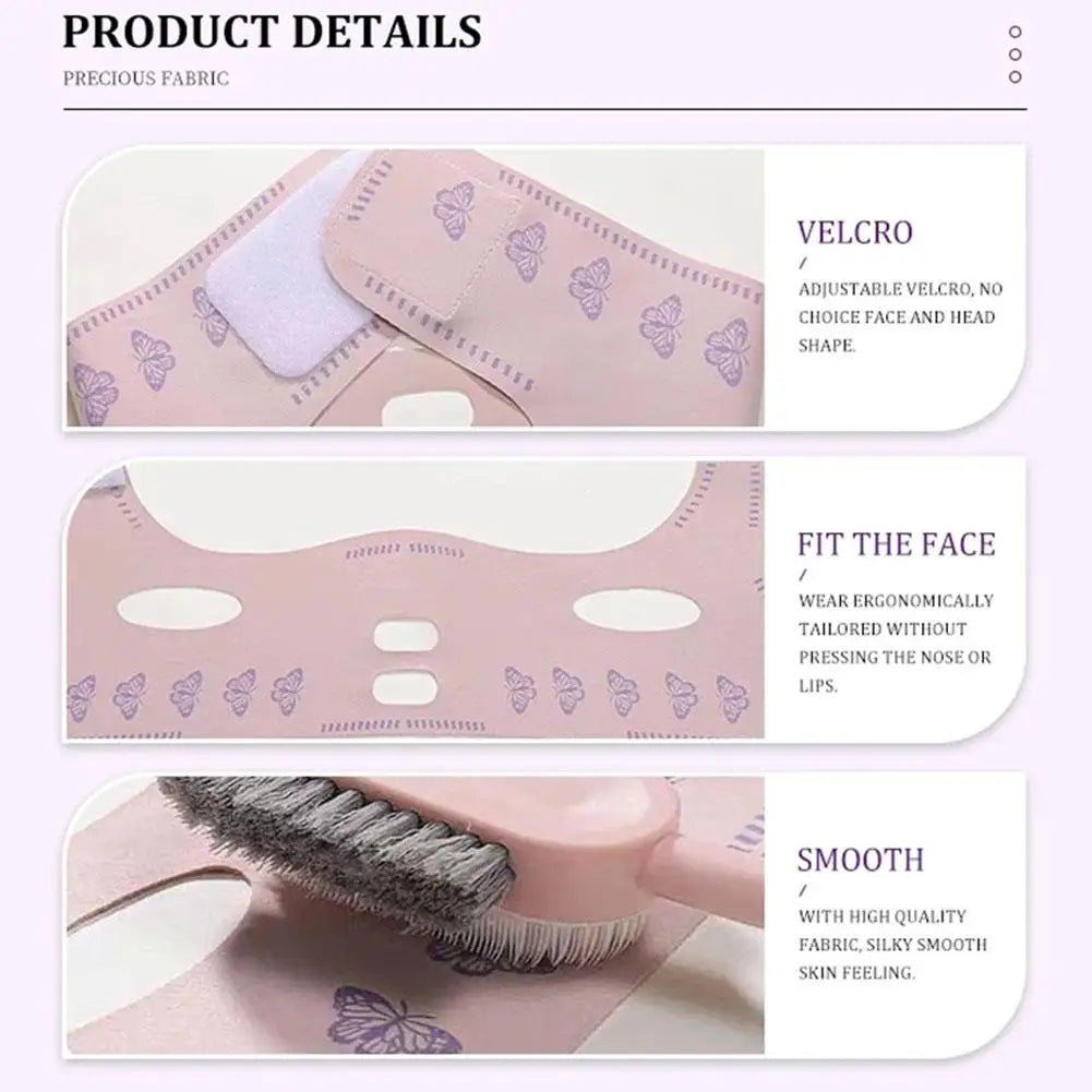 Breathable V Face Band Cheek Lift Up Face Thin Mask Reduce Double Chin V-Line Shaping Bandage Anti Wrinkle Face Bandage