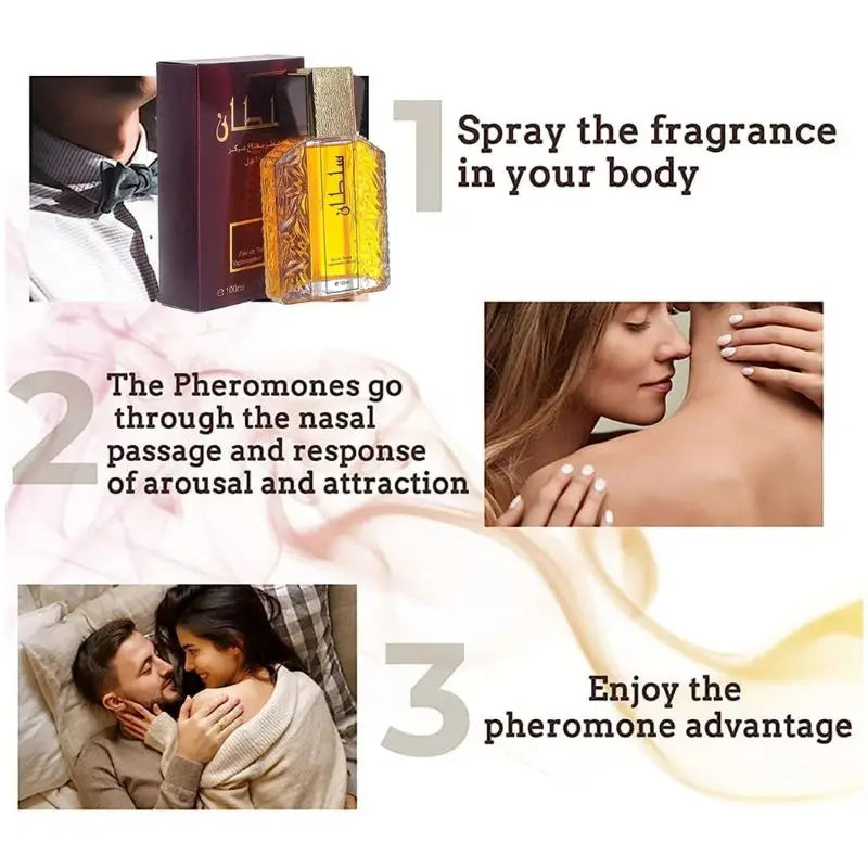 100ml Original Men's Perfume Lasting Fragrance Floral Scent Golden Earl Arabian Dubai Perfumes Hombres Originales Daily Dating