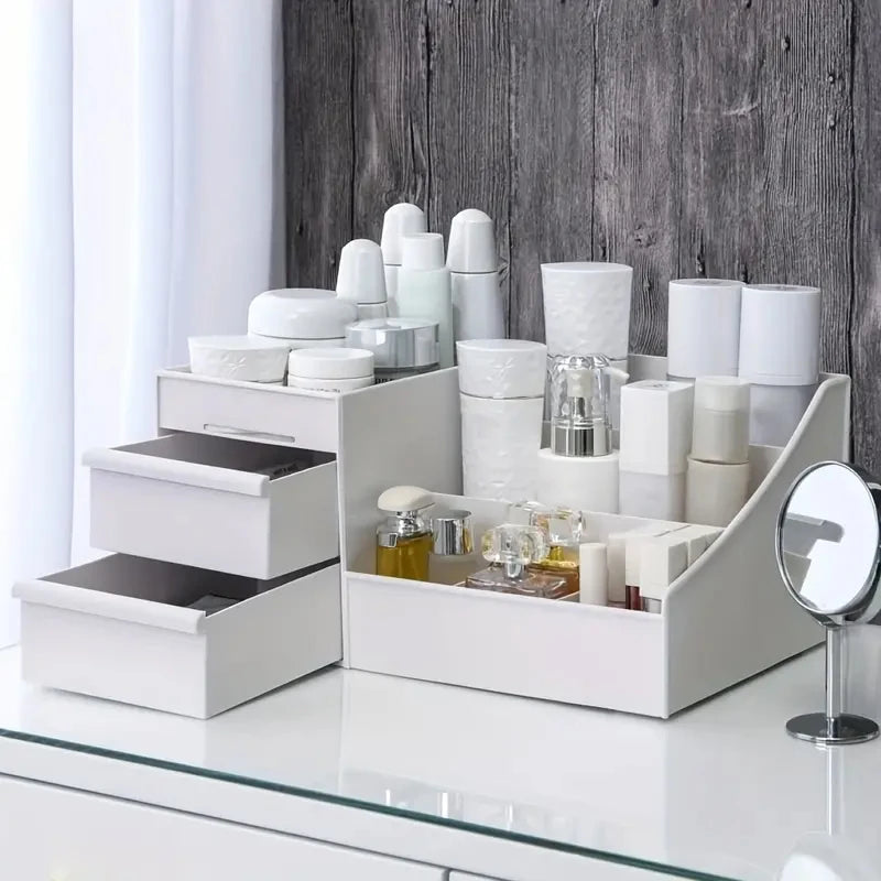 Drawer Style Cosmetic Storage Box, Desktop