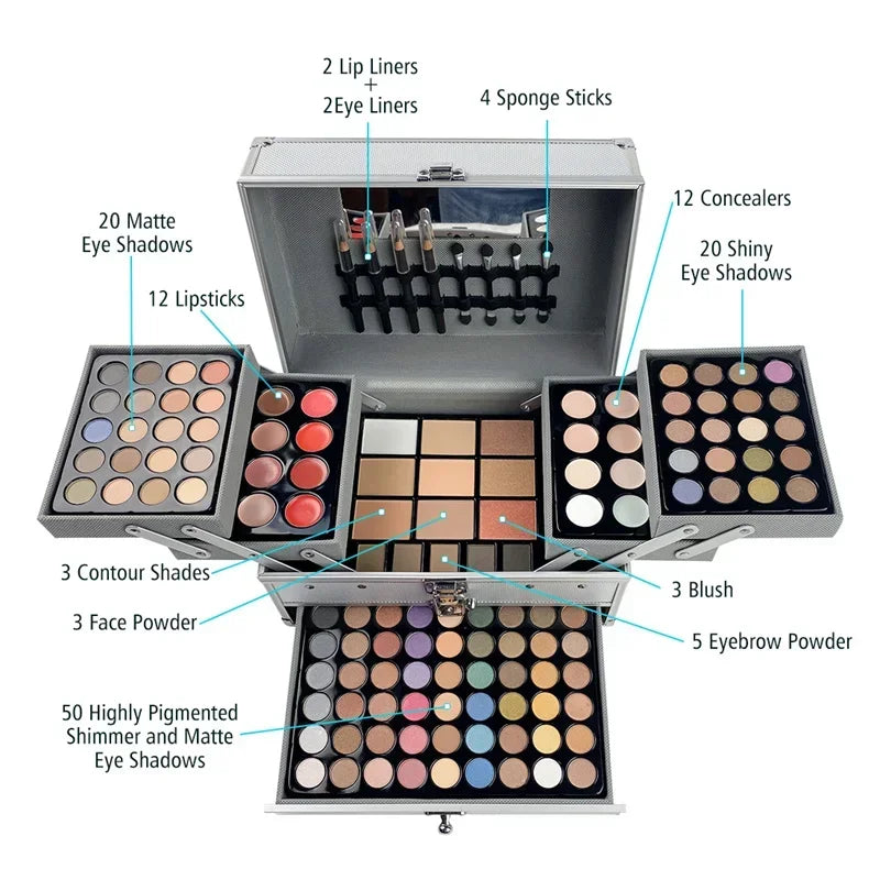 132 Color All-in-one Makeup Gift Set Matte