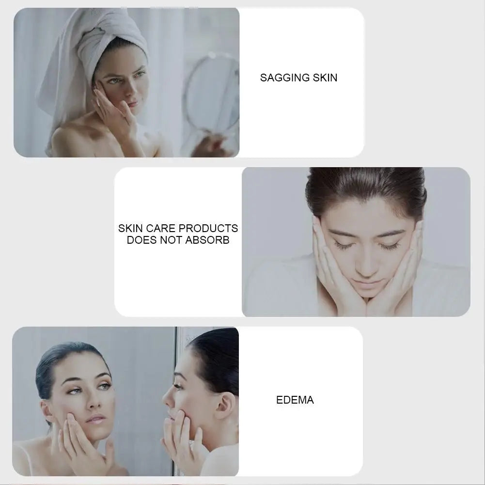 EMS Face Lifting Machine Facial Massager Microcurrent Roller Skin Tightening Rejuvenation Beauty Charging Facial Anti Wrinkle
