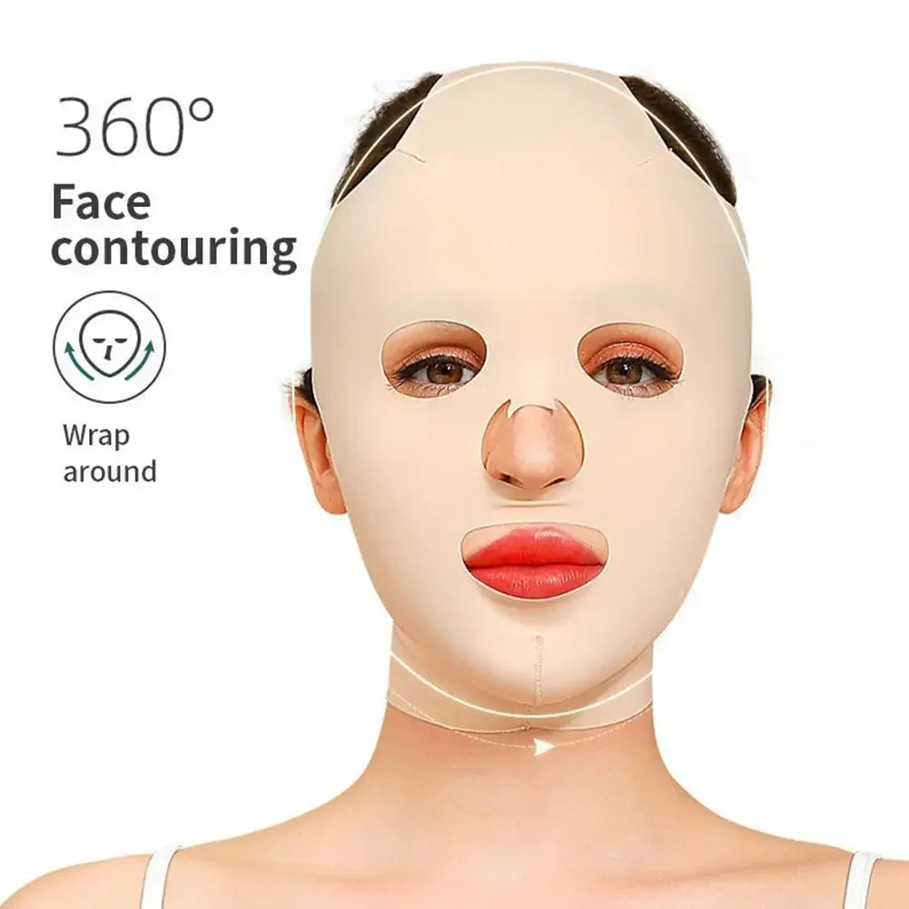 V Face Band Cheek Lift Up Face Thin Mask Reduce Double Chin V-Line Shaping Bandage Anti Wrinkle Face Bandage