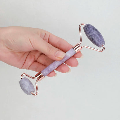 1pc Jade Roller Facial Beauty Roller Natural Jade Massager For Face Eyes Neck Relieve Fine Lines Wrink Women Skin Care Massager