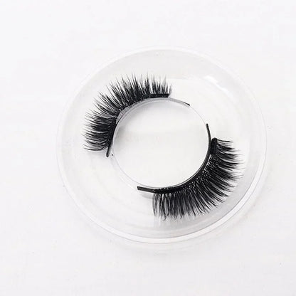 3pairs Reusable Magnetic False Eyelashes Extension Soft False Eyelashes No Glue with Clip for Women Makeup Natural Look