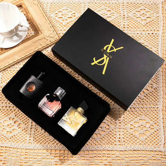 Original High Grade Fragrance Eau Wash Gift Box Three Piece Set Lasting Unisex Perfume Scent Deodorant Get Rid Of Body Odor