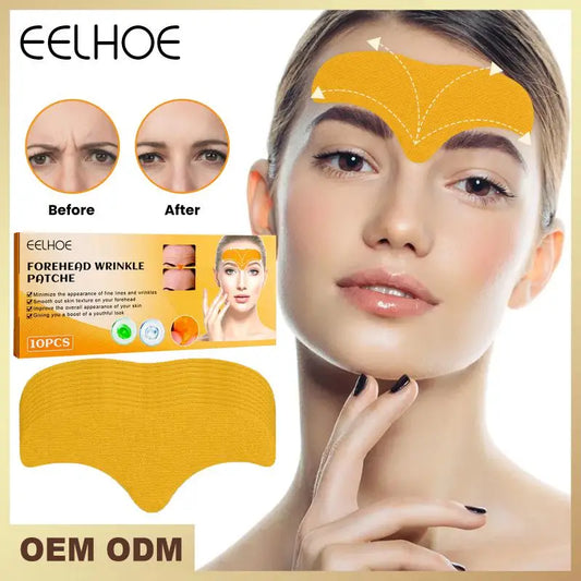EELHOE Anti-wrinkle Forehead Line Removal Gel Patch Firming Mask Frown Lines Face Skin Care Stickers Anti-aging Moisturizng Care