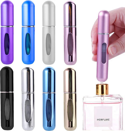 Refillable Mini Perfume Bottle Portable Cosmetic Bottle Spray Bottle Atomizer Spray Container Travel Refillable Bottles 5ml