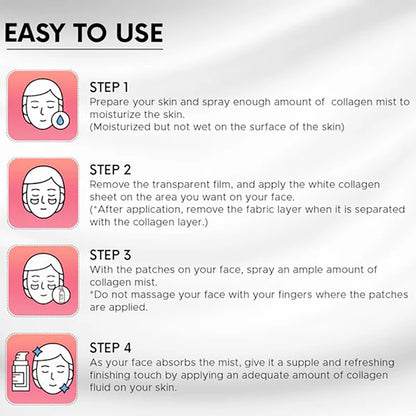 Soluble Collagen Face Serum Mask Anti Aging Moisturizing Wrinkles Hydrolyzed Film Fade Fine Lines Firming Lifting Gel Skin Care